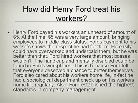 How did Henry Ford treat his workers? – TipsFolder.com