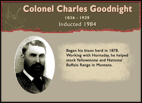 How did charles goodnight die