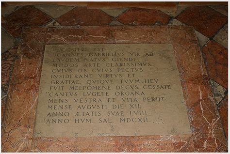 How did giovanni gabrieli die