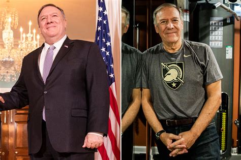 how did mike pompeo lose weight. Because d