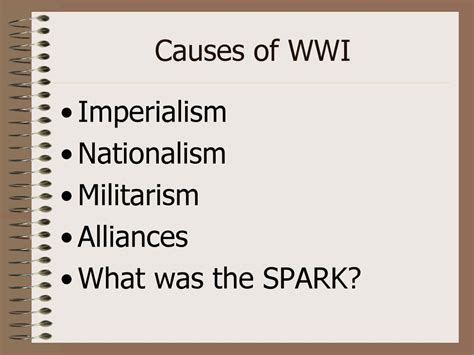 How did militarism, alliances, imperialism, and nationalism