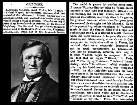 How did richard wagner die