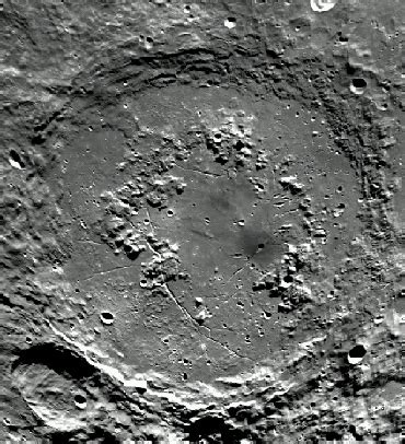 How did the mountain range form in Galle crater?