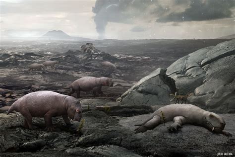 The Permian mass extinction, which happened 250 million years ago, was the largest and most devastating event of the five. The Permian-Triassic extinction event is also known as the Great Dying. It eradicated more than 95% of all species, including most of the vertebrates which had begun to evolve by this time..