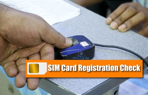 How do I check if my SIM card is registered?