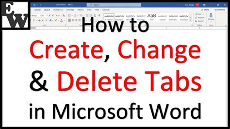 How do I clear all tabs from a document? - Microsoft Community