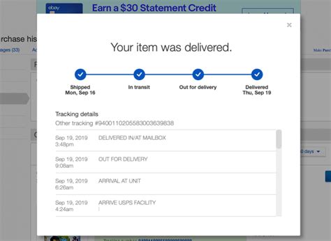 How do I confirm delivery of the package? - eBay