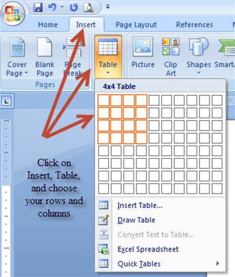 How do I create and format tables in Word 2007 Page 6 TechRepublic