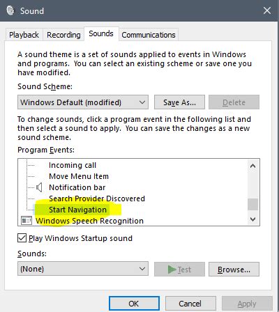 How do I disable mouse click sound - Microsoft Community