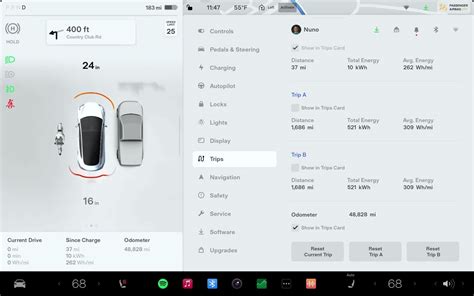 How do I find my Tesla Model S’ odometer? Jerry