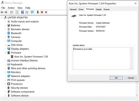 How do I find the current firmware version on my machine?