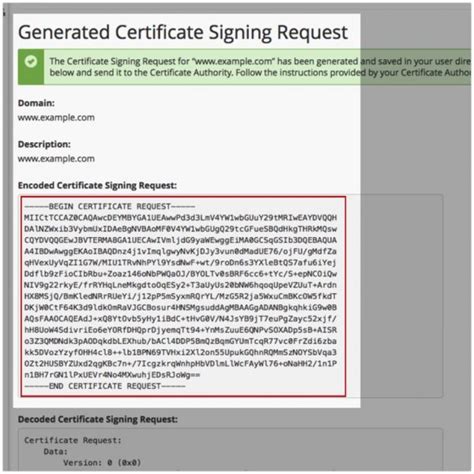 How do I generate a CSR from an existing certificate?