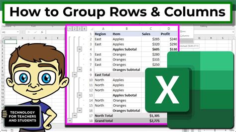 How do I group data based on a column value in Excel?