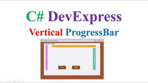 How do I make a winforms progress bar move vertically in C#?.