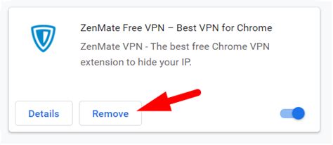 How do I remove the ZenMate extension from my.