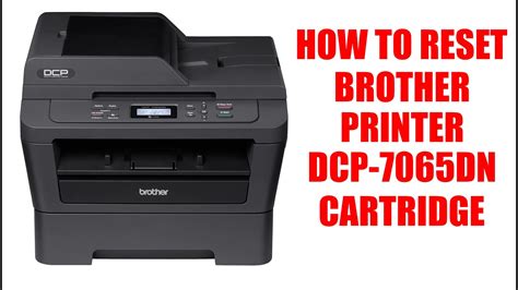 How do I reset my Brother DCP 7065dn drum? – …