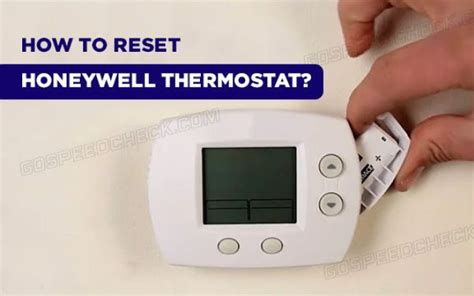 How do I reset my Honeywell Home Thermostat? - YouTube