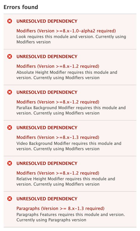 How do I resolve a unresolved dependency error after using Composer to