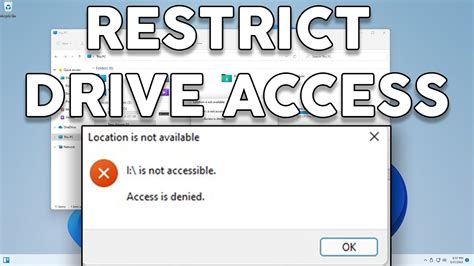 How do I restrict drive access to guest users?