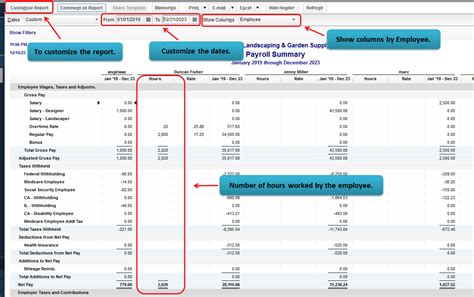 How do I run an employee wage report in QuickBooks?