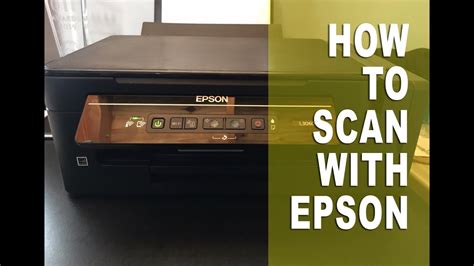 How do I scan from my Epson printer to my computer?