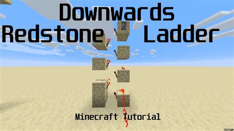 How do I transfer a redstone signal downwards on Minecraft …