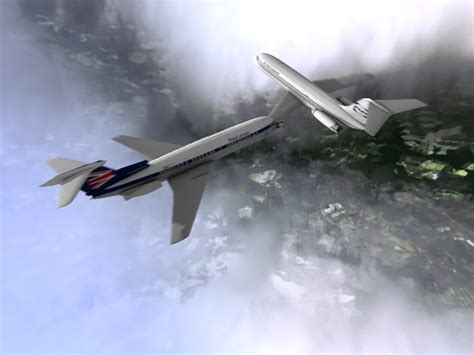 How do aircraft avoid mid-air collisions
