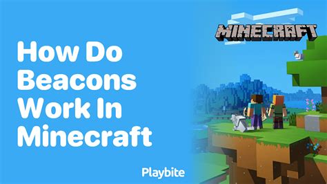 How do beacons work in minecraft pe