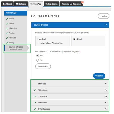 How do colleges use my self-reported transcript? - Common Application