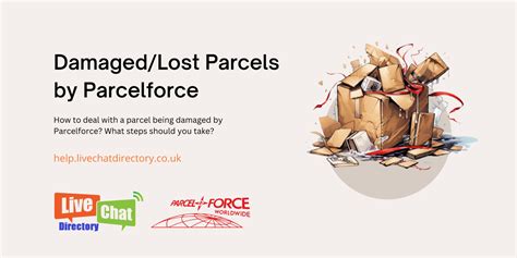 How do i contact parcelforce about a missing parcel