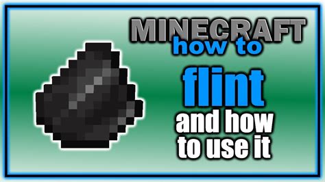 How do i find flint in minecraft