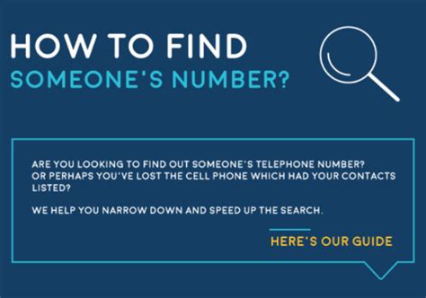 How do i find someone's phone number. Aug 13, 2018 · Information such as phone numbers or addresses can be found through both Whitepages.com as well as the Whitepages Mobile App. These services help you find this information regardless of your location. In the event that you do not have a name, phone number, or address, an additional feature provided in the mobile app also helps you … 