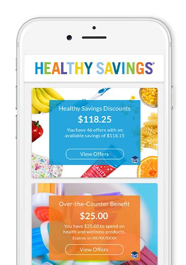 The UnitedHealthcare healthy food card can be used t