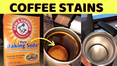How do i get coffee stains out. 2. Dampen the affected area with cold water using a spray bottle. 3. Mix 1 part glycerine, 1 part white dish-washing detergent and 8 parts water to make a wet spotter and put the solution in a plastic squeeze bottle. 4. Apply a small amount of distilled white vinegar and wet spotter directly on the coffee stain. 