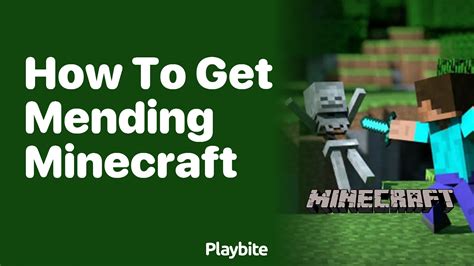 How do i get mending in minecraft