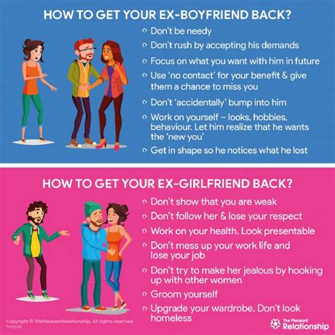 How do i get my ex back. Feb 22, 2024 · 2. Get the right attitude. Getting your ex-girlfriend back starts with finding the right attitude. Girls, for the most part, want to see mature [2] , independent guys who like to have fun and know what they're good at. We know that's a lot to work, so start small if you're feeling overwhelmed. Stop being jealous. 