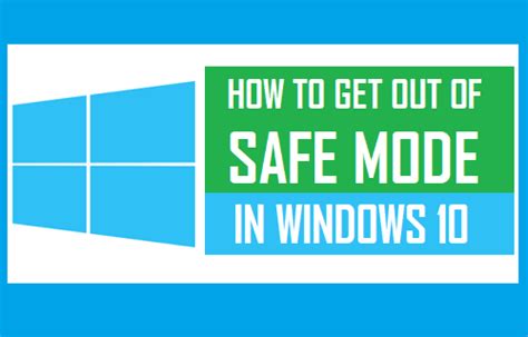 Turn off Safe Mode: Press-and-hold the power button, then tap Restart > Restart. Turn on Safe Mode: Press-and-hold the power button, then tap-and-hold Power off. Next, tap Safe mode. You'll know if it's on if the text Safe mode appears in the lower-left corner of the screen. This article explains how to exit Safe Mode when you're done using it.