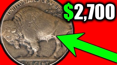 It is very noticeable on Mint State and little-used coins, but on more used coins, it could be more difficult to see. The 1936 Buffalo nickel is valued at $1.71 in average condition and can be worth up to $45 in uncirculated (MS+) mint condition (USA Coin Book). Proof coins may be worth up to $1,268!. 