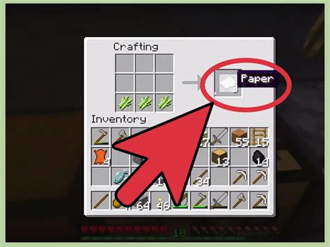 How do i make paper in minecraft