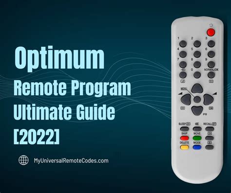 How do i program my optimum remote control. Step 1: Press the TV POWER key. Step 2: Press and hold TV POWER and SEL keys until the OPTIMUM key blinks twice. Step 3: Using the digit keys on the remote, enter the code shown in the CodeFinder on this web page. Step 4: Test the remote to confirm that it controls your TV as expected. If it does not, try again using the next code listed. 