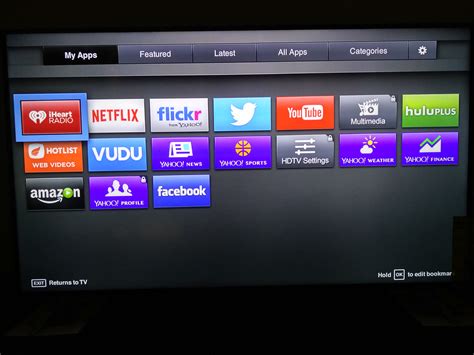 The first thing you need to do is find the YouTube app. On most models of Vizio Smart TVs, it will be located in the apps section of the menu. Once you've found it, select it and then press the "More Options" button. From there, you can choose to either hide or delete the app completely.