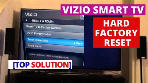 Oct 24, 2023 · Here’s how to perform a factory reset on your Vizio Smart TV: 1. Open the Menu: Using your remote control, press the “Menu” button to access the TV’s main menu. 2. Navigate to System Settings: Using the arrow keys on your remote control, navigate to the “System” or “Settings” option. 3. . 