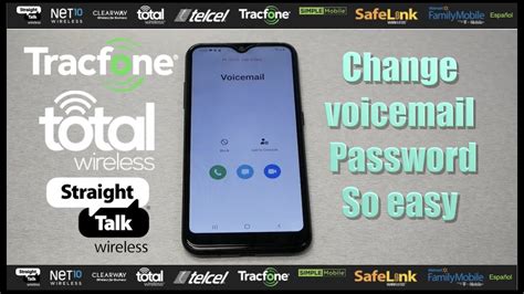 From your phone’s dial pad: Dial *86. Enter your current voicemail password and then tap #. Tap 4. Tap 4. Tap 1. Enter your new voicemail password and then tap #.. 
