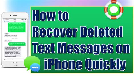 This video explains how to recover deleted text messages from any cell phone, with three different methods. This also includes MMS messages, and instant mess.... 