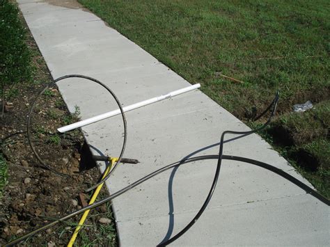 How do i run electrical cord or extension across my sidewalk