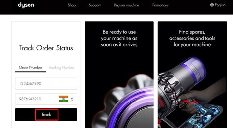 How do i track my dyson order.  Note: If your order also contained a machine ...