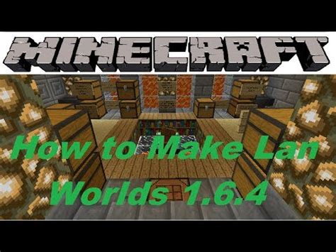 How do lan worlds work in minecraft