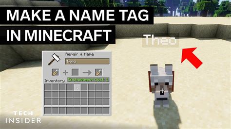 How do name tags work in minecraft