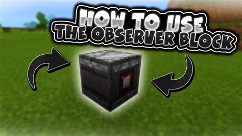 How do observer blocks work in minecraft