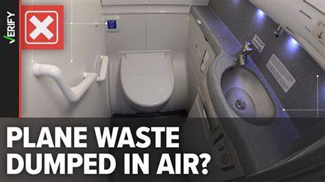How do they remove waste from planes